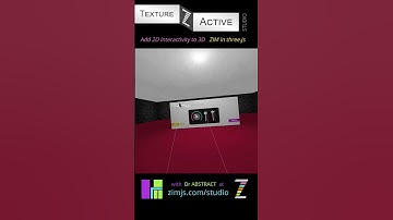 Use a 2D Synth in 3D - #threejs #ZIMjs #TextureActive #3D #VR #virtualreality #synth