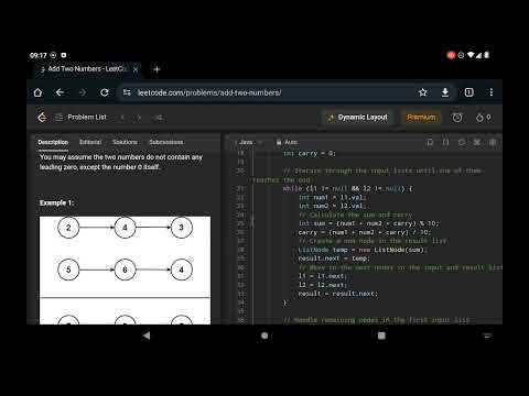 Add Two Numbers Leetcode 2 LinkedList JAVA (ENGLISH)