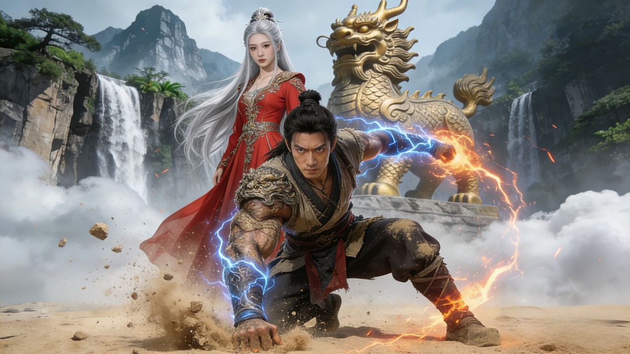 Бессмертный Цилинь предан, падает со скалы. Переродившись слабым, его рука Цилинь ведёт к вершине!