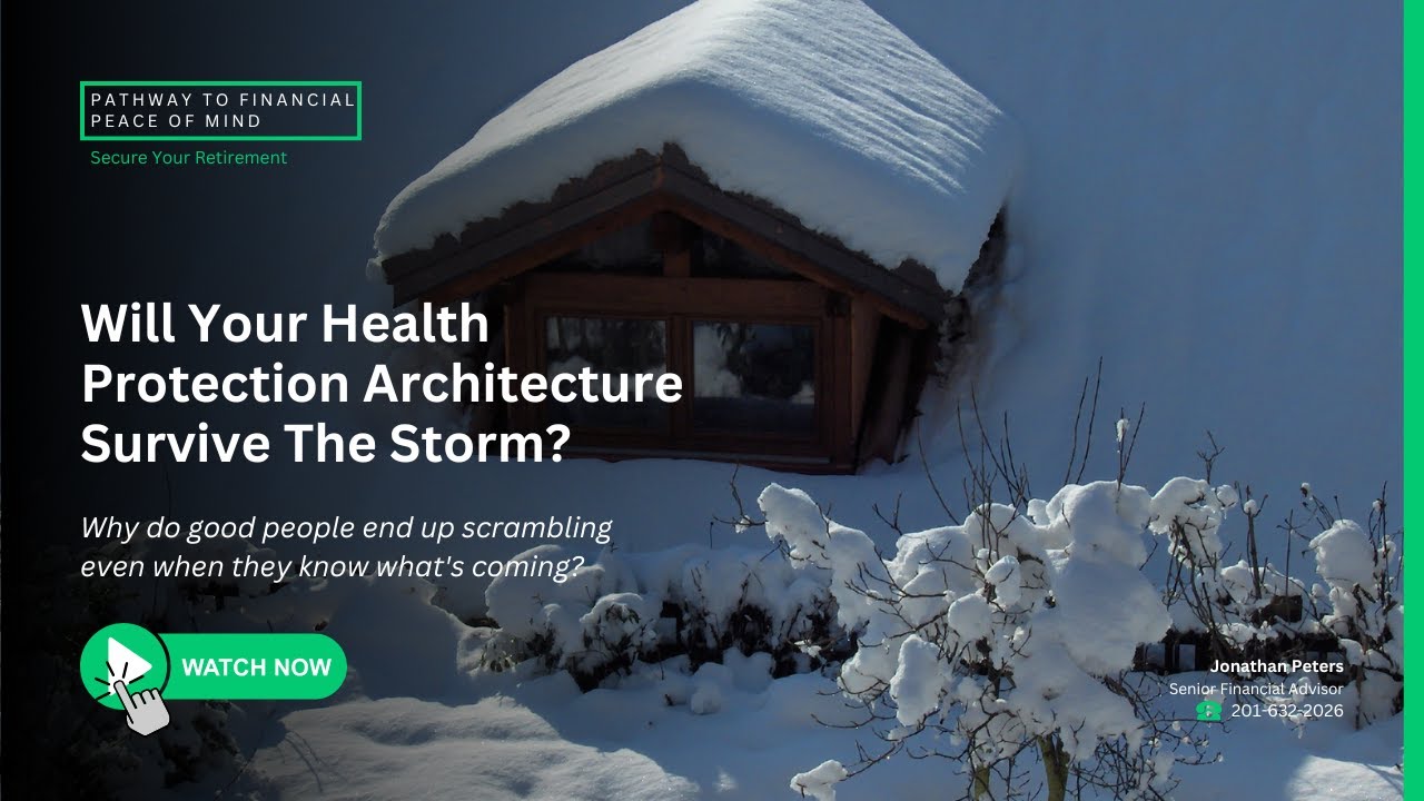 Jonathan Peters reveals why you need all four elements of the protection architecture in place and stress-tested against worst-case scenarios. Get your Secure Retirement Email Crash Course Here ➡️ https://jonathanpeters.net/5-day-crash-course

⭐️Check out my FREE LinkedIn Newsletter - The Secure Retirement Formula
➡︎ https://www.linkedin.com/build-relation/newsletter-follow?entityUrn=7254496381053140992


===========================
Connect with me!   
=============================

LinkedIn: ➡︎ https://www.linkedin.com/in/jonathanpeters4/
Blog: ➡︎  https://jonathanpeters.net/blog/
Book a Free cosultation: ➡︎ https://jpeters.wpengine.com/consultation/

===========================
Subscribe and Watch upcoming videos HERE:📱 
===========================

➡︎YT:   @JonathanPetersFinancialAdvisor

===========================
Here are some great FREE resources for you to access right away!
===========================

✅ FREE EMAIL CRASH COURSE: Access my FREE 5-Day “Secure Retirement Formula” Email Course here: ➡︎ https://jonathanpeters.net/5-day-crash-course 

✅ NEWSLETTER: Check out The Secure Retirement Formula Newsletter here:  ➡︎ https://jonathanpeters.net/secure-retirement-formula-newsletter

✅ For Business or Support inquiries, please go to ➡︎ https://jonathanpeters.net/contact/

#RetirementPlanning #FinancialFreedom #RetirementStrategy

🎯 Worried About Your Retirement? Get Expert Guidance.

Struggling with retirement planning in your 40s-60s? With 35+ years of experience, I help professionals like you create customized retirement strategies that maximize savings, optimize Social Security, and minimize taxes. No million-dollar portfolio required. Just straightforward advice in plain English, focused on:

- Building sustainable retirement income
- Tax-efficient withdrawal strategies
- Legacy planning
- Protection against market volatility

My mission here is helping you plan for whatever life throws your way with smart, effective financial planning solutions. Don't spend another night tossing and turning. Let's transform those worries into a clear path to financial freedom.

Need Answers Now?

👉 Book Your Complimentary Consultation https://jpeters.wpengine.com/consultation/

100% privacy guaranteed. Your peace of mind starts here.

45 Eisenhower Drive 
Suite 550
Paramus NJ 07652
201-632-2026
http://www.jonathanpeters.net



Disclaimer: “All investments and 1031 exchanges carry risks including loss of amount invested." Please consult with your tax/legal professional before making any investment decision. Securities offered through Kestra Investment Services, LLC (Kestra IS), member FINRA/SIPC. Investment advisory services offered through Kestra Advisory Services, LLC (Kestra AS), an affiliate of Kestra IS. Krim Associates is not affiliated with Kestra IS or Kestra AS. lnkd.in/e84CdYFT
