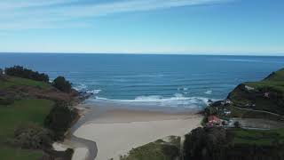 Playa de Luaña. Cóbreces. Cantabria. 4K