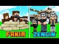 FAKİR AİLE ASKER VS ZENGİN AİLE ASKER! 😱 - Minecraft