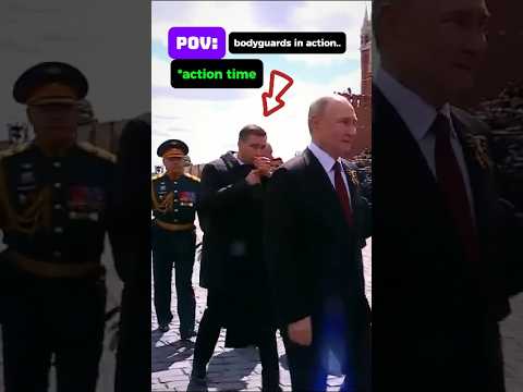 Bodyguards In Action While Putin Is Outside Kremlin Putin Kremlin Attitude