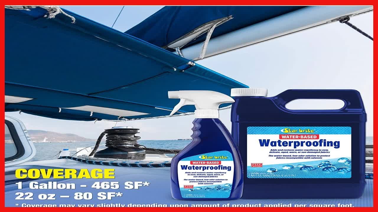 STAR BRITE Low-Odor Water-Based Waterproofing - Adds And Restores Water-Repellency And UV Protection