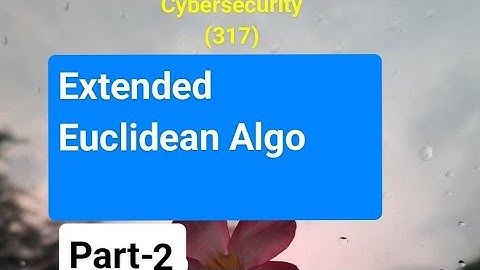 Modular Inverse | Extended Euclidean Algo #cybersecurity #modularinverse #extendedeuclidean #algo