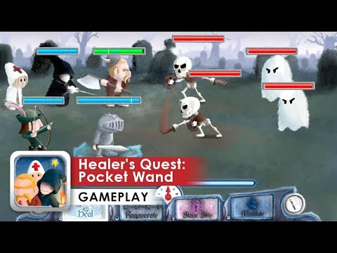 Healer's Quest: Pocket Wand Gameplay (iOS & Android) By developers of Zombie Night Terror