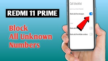 Unknown Number Call Block in Redmi 11 Prime 5G | Block Unknown Number Permanently
