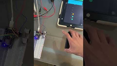 ESP8266 SENSOR ULTRASÓNICO  VISUALIZACIÓN POR BLYNK