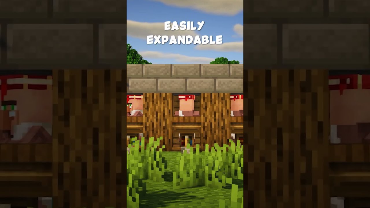 Best 1 EMERALD Villager Trading Hall!