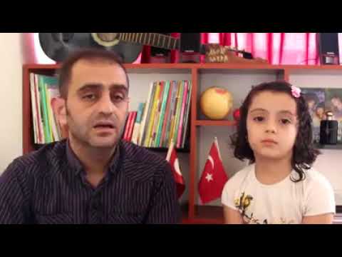 Suriyeli baba ve kızının mesajı