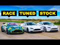 Are Racing Cars ACTUALLY FAST Aston Martin DRAG RACE