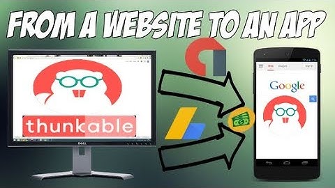 Convert any Website in to Android app using thunkable -By Urdu Tech
