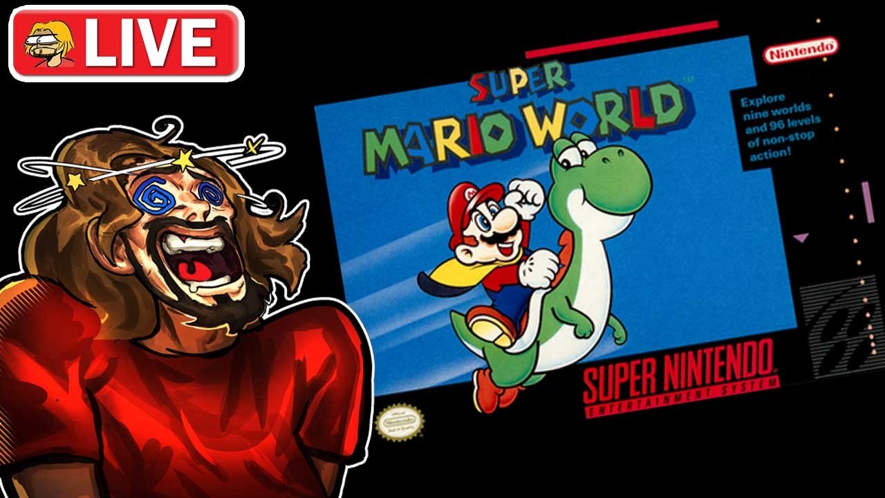 MAX NEVER PLAYED SUPER MARIO WORLD?! 🔴Full Stream🔴 (3-31)