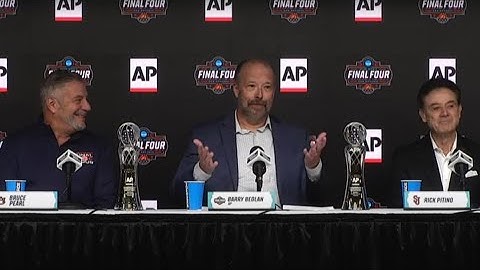 REPLAY | AP announces AP Co-National Coaches of the Year: Bruce Pearl and Rick Pitino