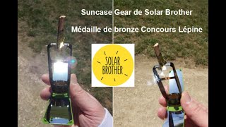 Test : briquet solaire Suncase Gear de Solar Brother