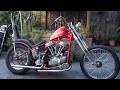 58`PANHEAD CHOPPER Fired up