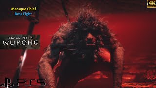 Black Myth Wukong - Macaque Chief 2 Boss Fight PS5 4K 60 FPS