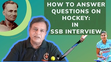 SSB Interview: Questions on Hockey | Guidance by Col Rajvir Sharma