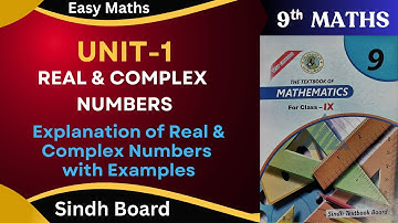 Ch-1 introduction Real and complex numbers Class-9 Maths explanation with clear concept.