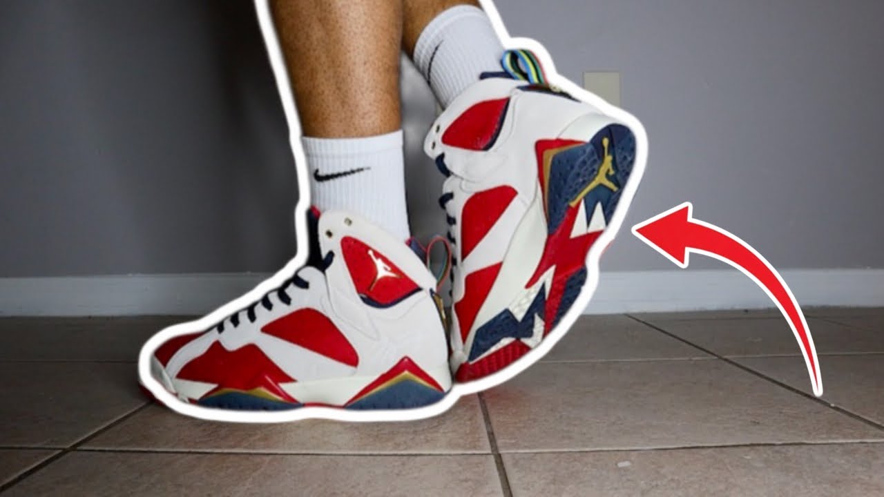 Air Jordan 7 New Sheriff In Town X Trophy Room - YouTube