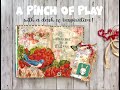 A Pinch of Play #2 - Altered Book Page &amp; Tag