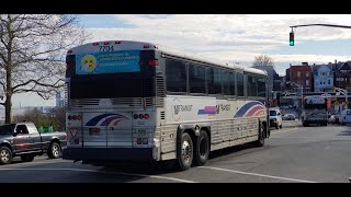 NJ Transit 166 New York Local via Blvd East (MCI D4000 Jersey Cruiser #7704)