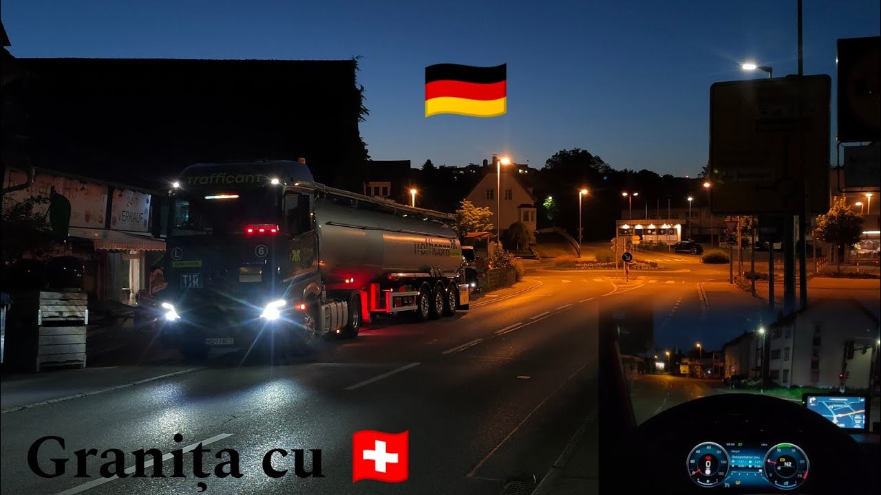 Trecem Germania și ajungem în graniță cu Elveția! Peisaje uimitoare pe naționale spre  🇨🇭! Superb!🇩🇪