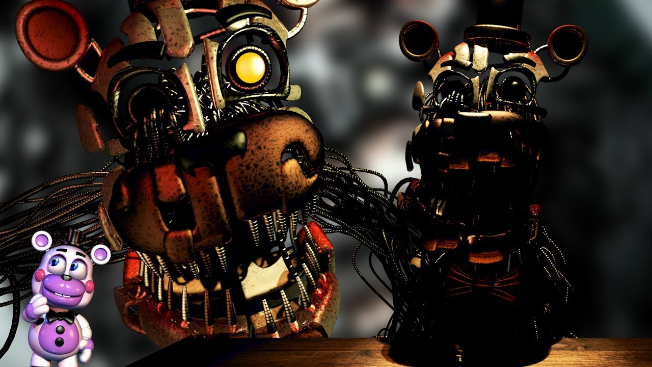 The FNAF 6 animatronics in their true forms! : r/Dawko