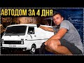 Как построить АВТОДом на Колесах за 4 дня? Быстро и недорого! Автодом из микроавтобуса [2 серия]