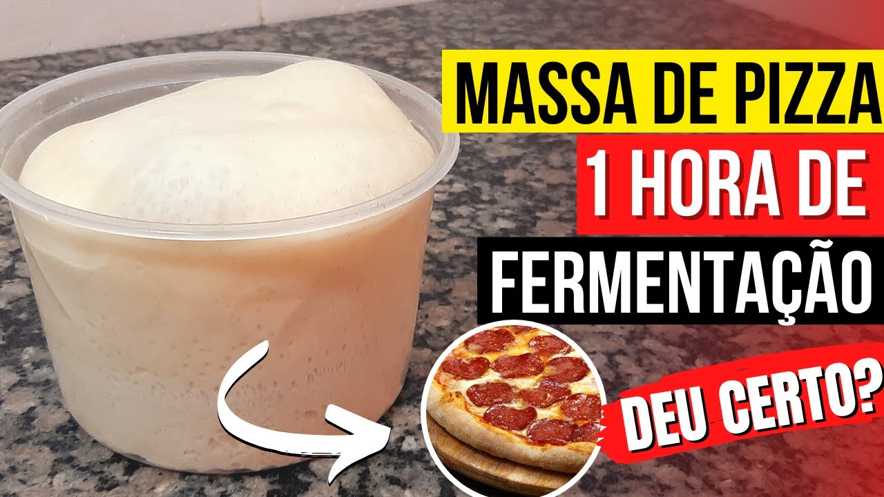 PIZZARIA DELIVERY de Sucesso - MASSA DE PIZZA COM 1 HORA DE FERMENTAÇÃO - Fermentação Massa de PIZZA
