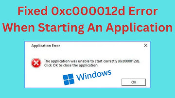 How to Fix 0xc000012d Error When Launching Applications in Windows | 100% Working