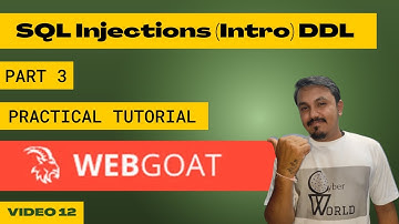 webgoat 8 || sql injection (intro) - DDL || Data Definition Language || Cyber World Hindi