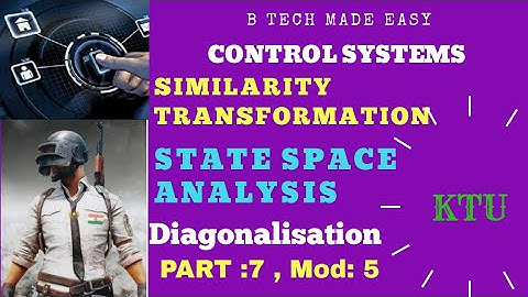 Similarity transformation / Diagonalization / State Space Analysis : Part 7