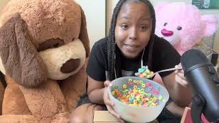 ASMR Extreme Crunchy Eating Sounds (Fruit loops) Very funny🤣