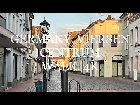 GERMANY. VIERSEN. CENTRUM. 4K