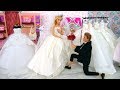 Bridal Shop for Barbie Doll Wedding Dress Barbie Puppe Brautkleid Boutique de mariage Gaun pengantin