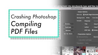 Crashing Photoshop - Compiling PDF Files