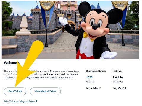 Link Your Disneyland Tickets to Your App