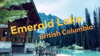 Magnificent morning At Emerald Lake, British Columbia Adventure, Canada