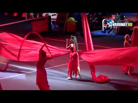 Диана Хитарова выступила на шоу закрытия St. Petersburg Open 2017