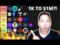 🔥 25 AI CRYPTO ALTCOINS WITH 100-1000X POTENTIAL BY 2025?! (MILLIONAIRE TIER LIST!)