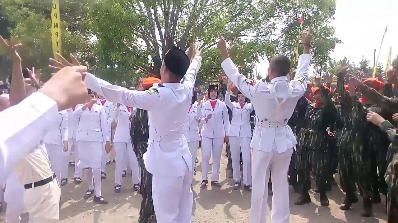 YEL YEL KOMANDO PASKHAS & PASKIBRAKA KABUPATEN BANDUNG 2017 DALAM RANGKA HUT RI 72 KABUPATEN BANDUNG