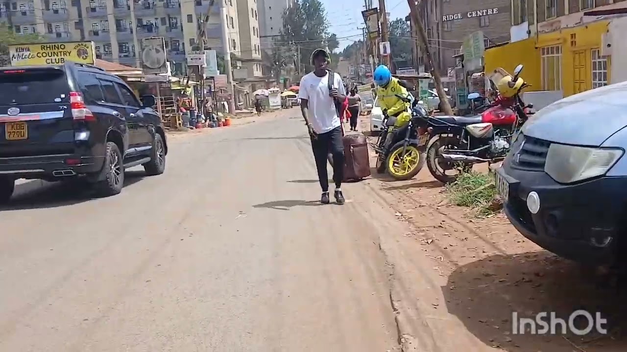 let's visit thindigwa town with young daddy 