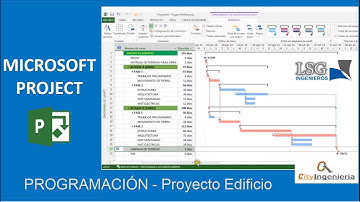 Microsoft Project - Programación Proyecto Edificio