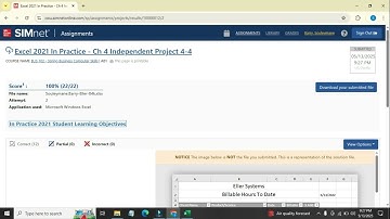 Excel 2021 In Practice - Ch 4 Independent Project 4-4 | Step-by-Step SIMnet Solution | 2024 course