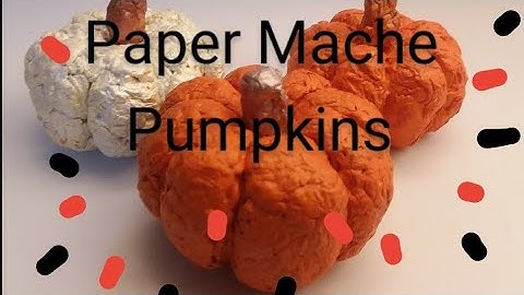 Halloween Paper Pumpkin