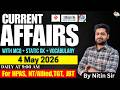 4 May 2026 Current Affairs | Daily Current Affairs | Simplified Way | HAS,  Allied/NT, TGT