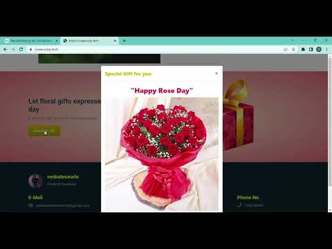 Valentine's Website || Responsive Website || Happy Valentine's Day ||