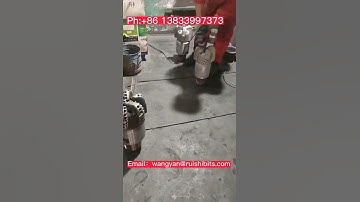 PDC drill bit is on the procedure of polishing