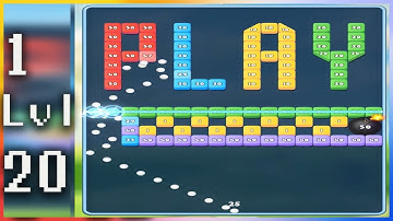 Brick Ball Blast: Free Brick Games - Gameplay Walkthrough - Levels 1-20